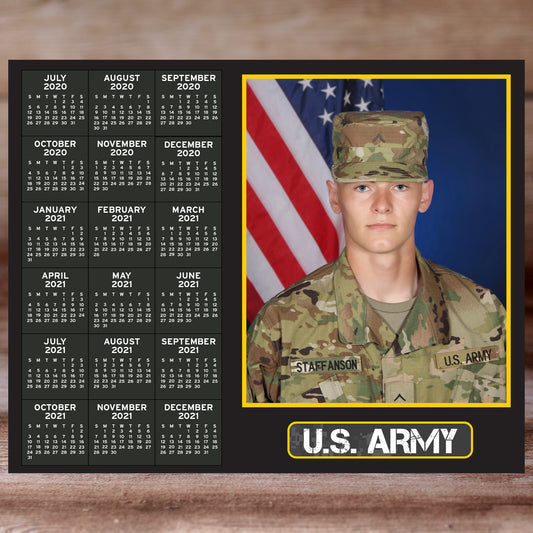 The Soldier Portrait Photo Calendar 8" x 10"